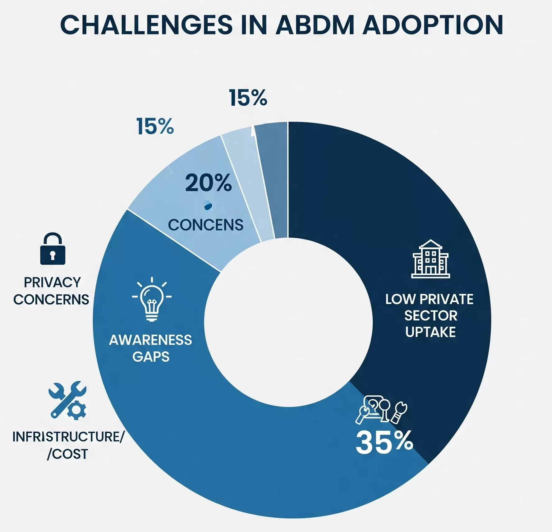 challenges in the adoption of the ABDM initiative